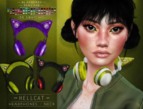 Hellcat headphones at Blahberry Pancake