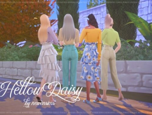 Hellow Daisy Clothes Set at NEWEN