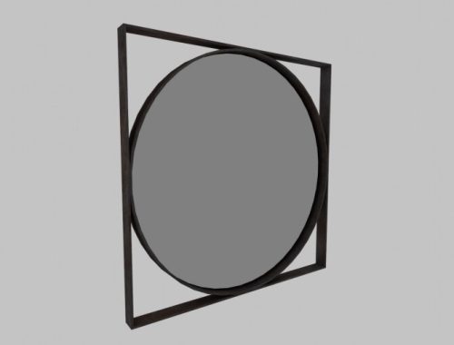 Hemnes Shoes Storage, Geometric Mirror & DBKD Pair Pot at Heurrs