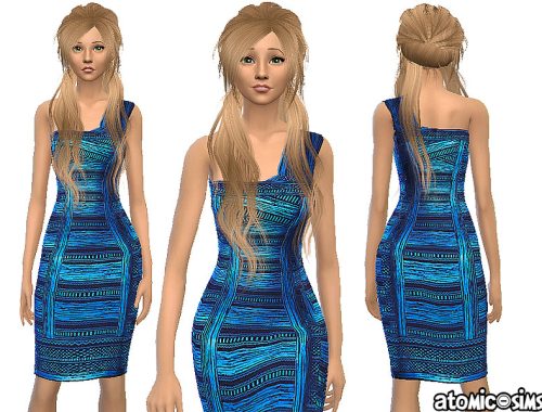 Herve Leger - Foil jacquard dress