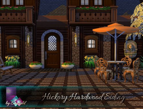 Hickory Hardwood Siding