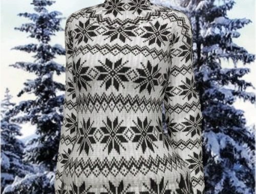 High Collar Sweater at Jenni Sims