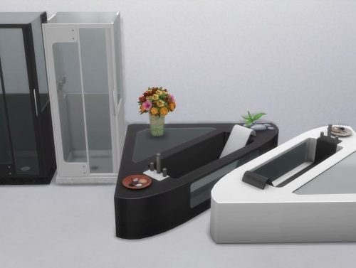 High-End Tech Bathroom by TheJim07 at Mod The Sims
