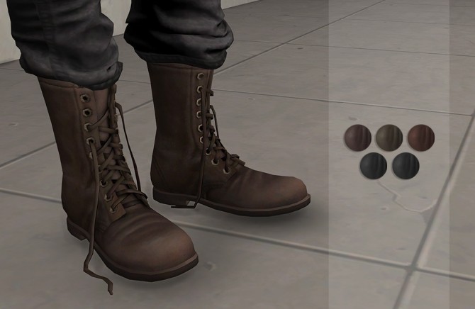 High Top Boots (P) at Darte77 - The Sims 4 Catalog
