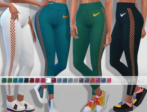 High Waisted Summer Athletic Pants