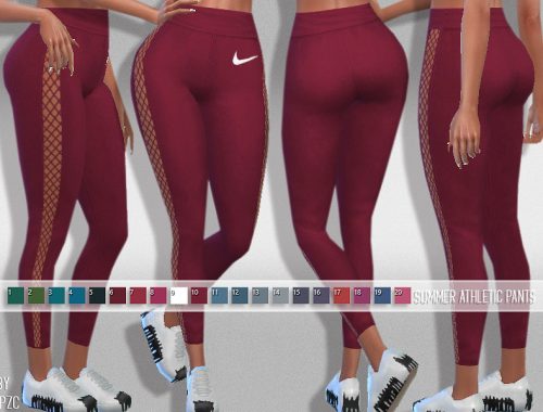 High Waisted Summer Athletic Pants