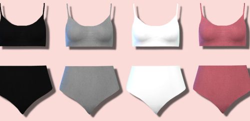 High Waisted swimsuit at Descargas Sims