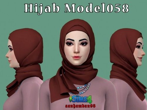 Hijab Model 058 & Lady Rose SET at Aan Hamdan Simmer93