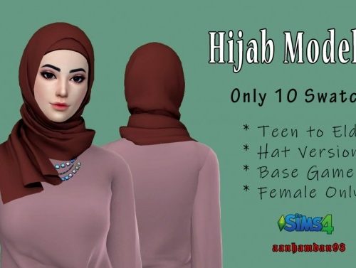 Hijab Model 058 & Lady Rose SET at Aan Hamdan Simmer93
