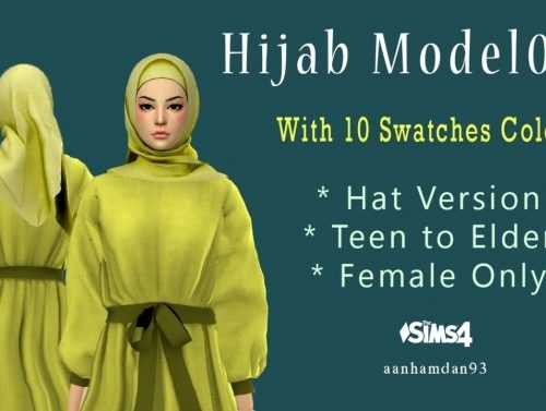 Hijab Model 060 & 061 + Olivia Longdress at Aan Hamdan Simmer93