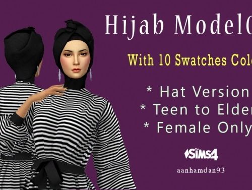 Hijab Model 060 & 061 + Olivia Longdress at Aan Hamdan Simmer93
