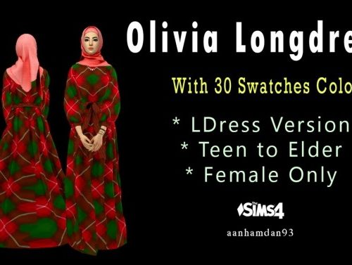 Hijab Model 060 & 061 + Olivia Longdress at Aan Hamdan Simmer93