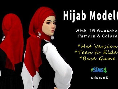 Hijab Model 071 & Deluna Longdress at Aan Hamdan Simmer93