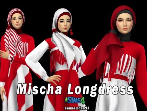 Hijab Model 074 & Mischa Long dress at Aan Hamdan Simmer93