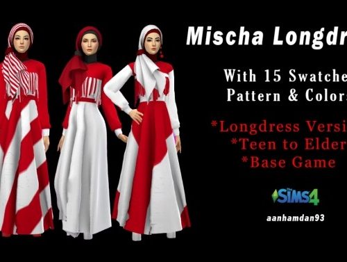 Hijab Model 074 & Mischa Long dress at Aan Hamdan Simmer93