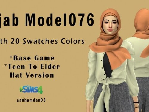 Hijab Model 076 & Malika Suits at Aan Hamdan Simmer93