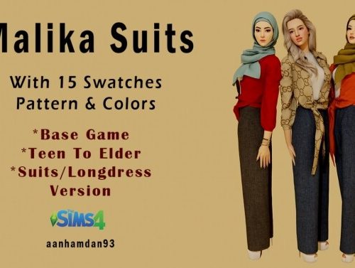 Hijab Model 076 & Malika Suits at Aan Hamdan Simmer93