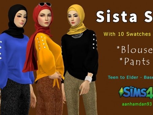 Hijab Model063 & 064 With Sista SET at Aan Hamdan Simmer93