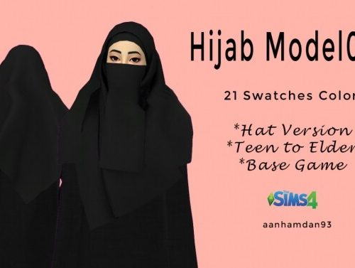 Hijab Model073 & Ismi Longdress at Aan Hamdan Simmer93