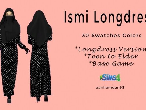 Hijab Model073 & Ismi Longdress at Aan Hamdan Simmer93
