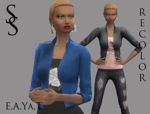 Hip Jacket/T-shirt Recolor
