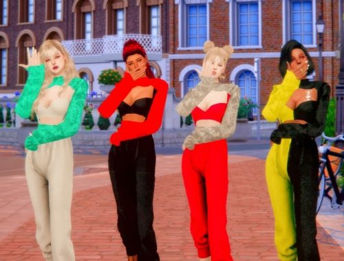 Hip Mamamoo outfit & poses at RIMINGs