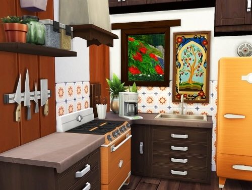 HIPPIE FAMILY’S TINY HOUSE at Aveline Sims