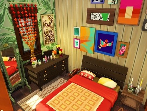 HIPPIE FAMILY’S TINY HOUSE at Aveline Sims