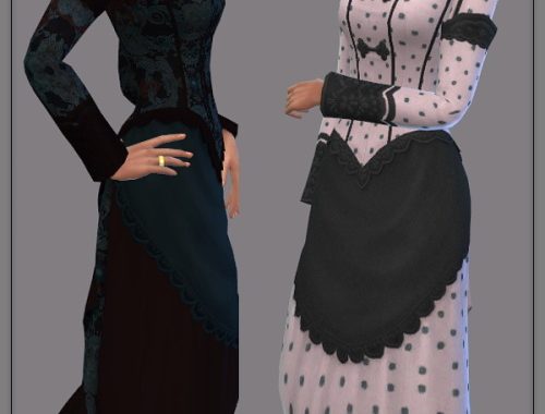 Historical Collection Part 3 – Victorian Dress and Hat at Hoppel785