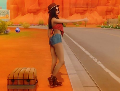 Hitchhiking Pose Pack at Katverse
