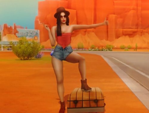 Hitchhiking Pose Pack at Katverse