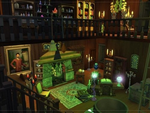HOCUS POCUS – SANDERSON’S SISTERS HOUSE at RUSTIC SIMS