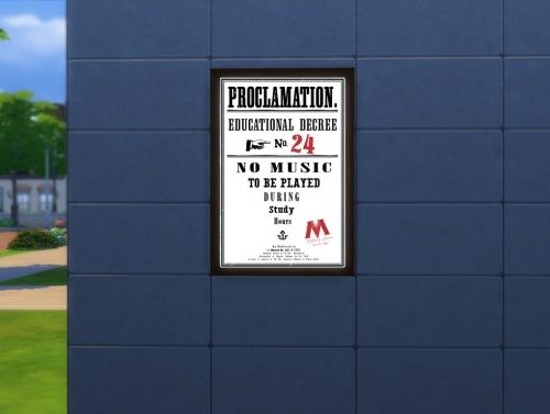 Hogwarts high inquisitor’s proclamations by iSandor at Mod The Sims