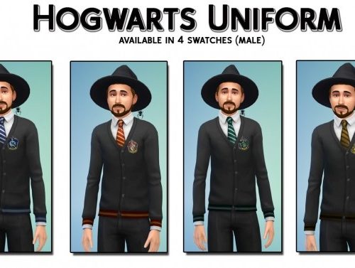 Hogwarts wardrobe Fan made stuff pack by iSandor at Mod The Sims