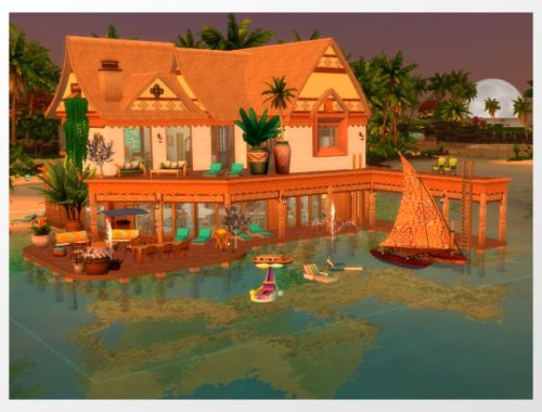 Holiday home on Sulani by Oldbox at All 4 Sims