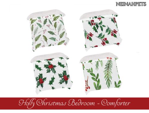 Holly Christmas Bedroom Collection {Mesh Required}