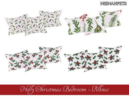 Holly Christmas Bedroom Collection {Mesh Required}