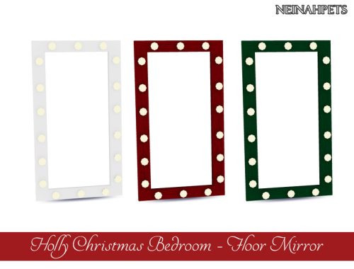 Holly Christmas Bedroom Collection {Mesh Required}