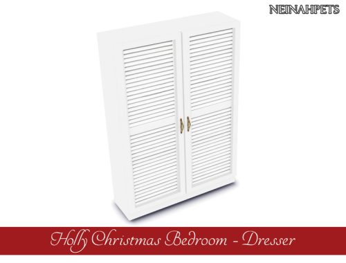 Holly Christmas Bedroom Collection {Mesh Required}