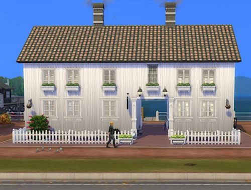 Holmsbu Helsebad No CC bath at KyriaT’s Sims 4 World
