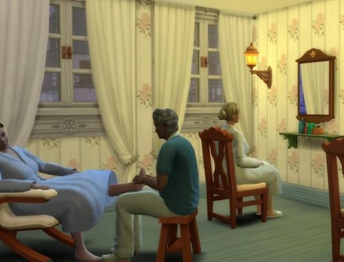 Holmsbu Helsebad No CC bath at KyriaT’s Sims 4 World