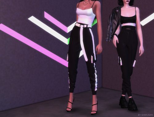 Hologram Cargo Pants