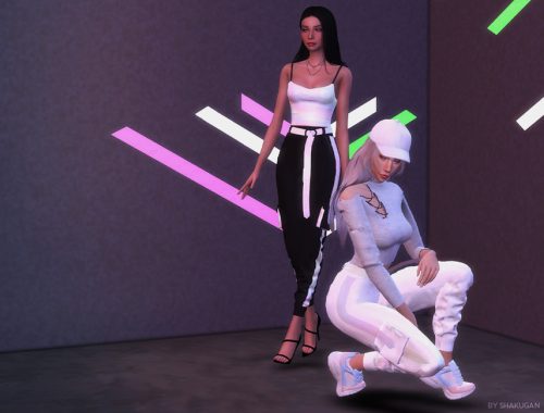 Hologram Cargo Pants