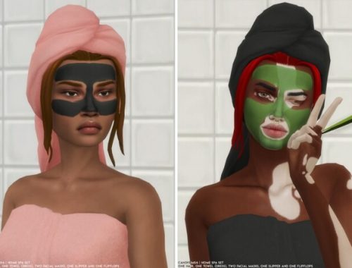 HOME SPA SET at Candy Sims 4