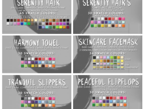 HOME SPA SET at Candy Sims 4