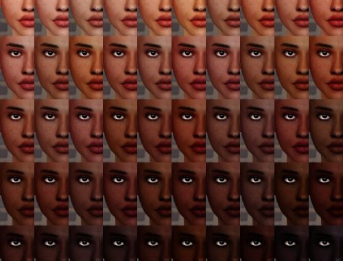 Honeydew skin at Praline Sims