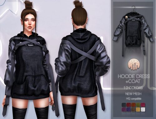 Hoodie Dress (+Coat) BD213