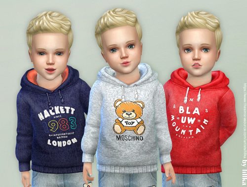 Hoodie for Toddler Boys P07