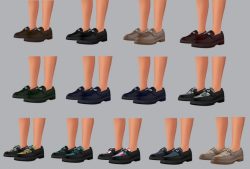 Horsebit Loafers at MINZZA - The Sims 4 Catalog