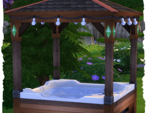 Hot Tube with roof by Chalipo at All 4 Sims